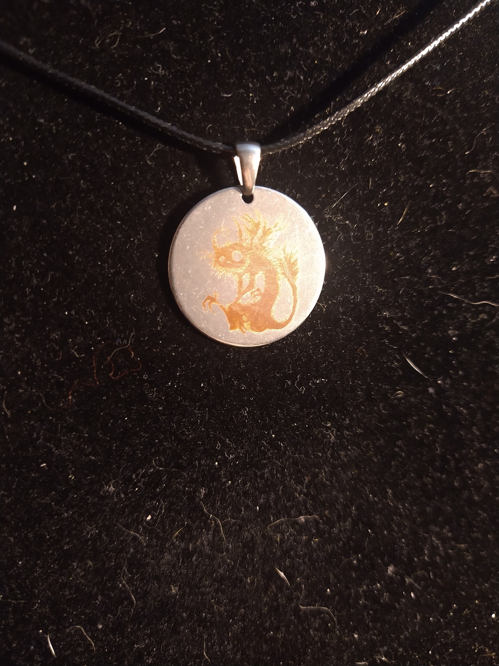 Creepy Cat Pendant Necklace - Women Jewelry